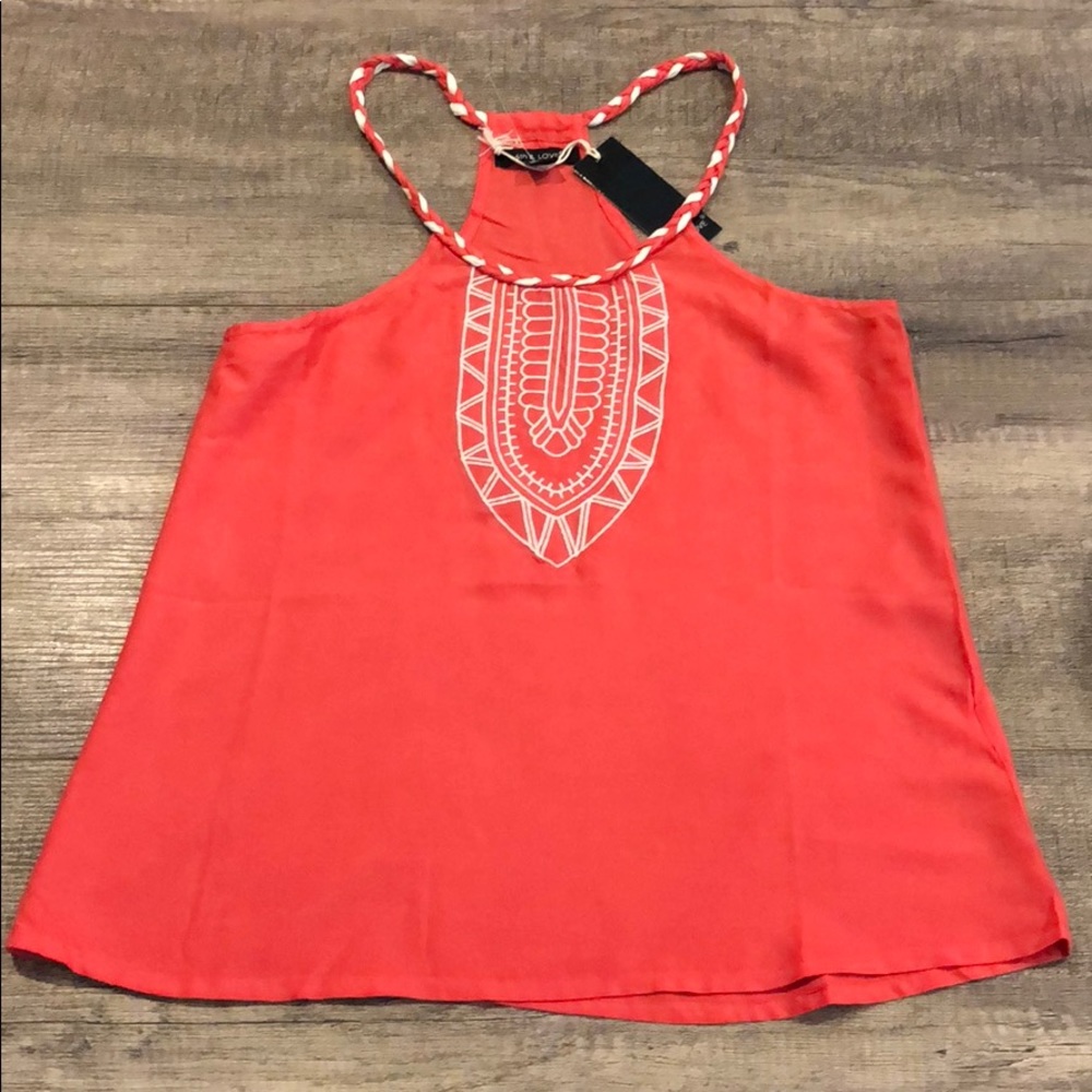 3/$10 NWT 5th and LOVE racerback tank